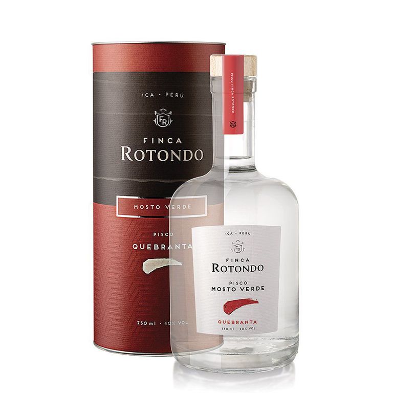 Pisco Mosto Verde Quebranta Finca Rotondo Botella 750 mL