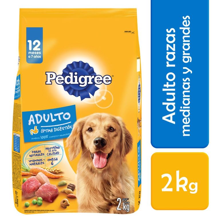 Alimento Seco Perros Adultos Pedigree Bolsa 2 Kg