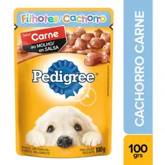 PEDIGREE - Pouch para Cachorros Sabor Carne 100 g