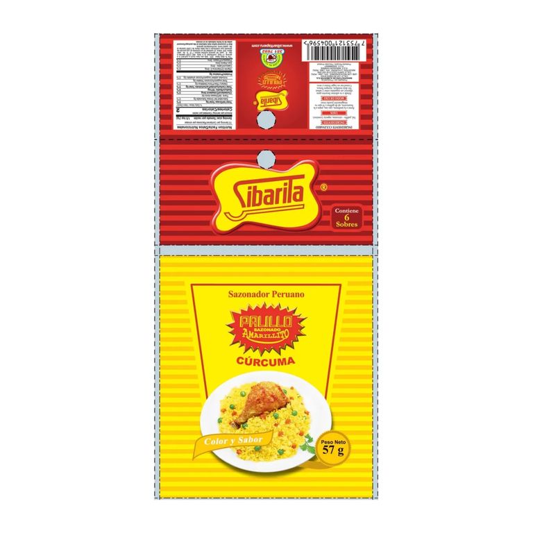 Palillo Amarillo Sibarita Empaque 57 g