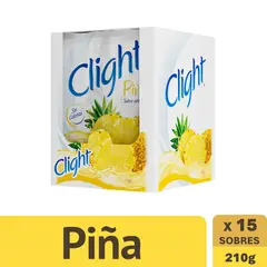 CLIGHT - Bebida en Polvo Clight Piña Caja 15 Und