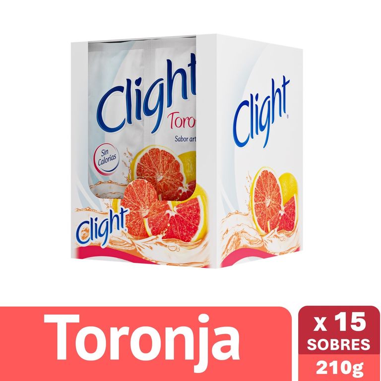 Bebida en Polvo Clight Toronja Caja 15 Und