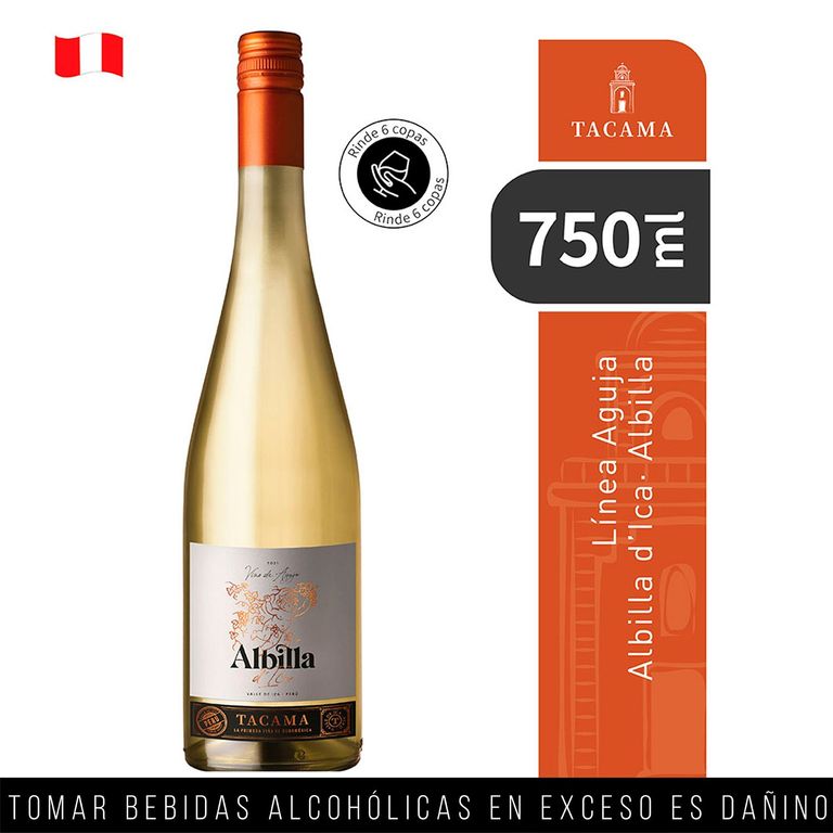 Vino Tacama Albilla de Ica Botella 750 mL