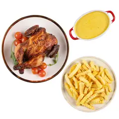 TOTTUS - Pollo Rostizado + Papas + Ají