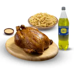 TOTTUS - Pollo Rostizado + Porción De Papas + Inca Kola Sin Azúcar 1.5 L
