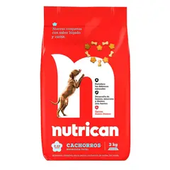 NUTRICAN - Comida para Perros Cachorros 2 a 12 Meses 2 kg