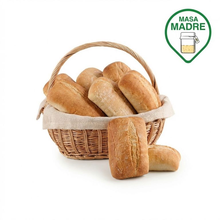 Pan Ciabatta Clásico de Masa Madre Bolsa 6 Und
