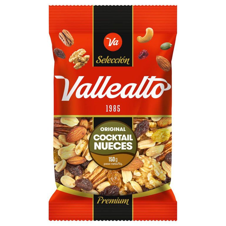 Cocktail Nueces Vallealto Bolsa 150 g