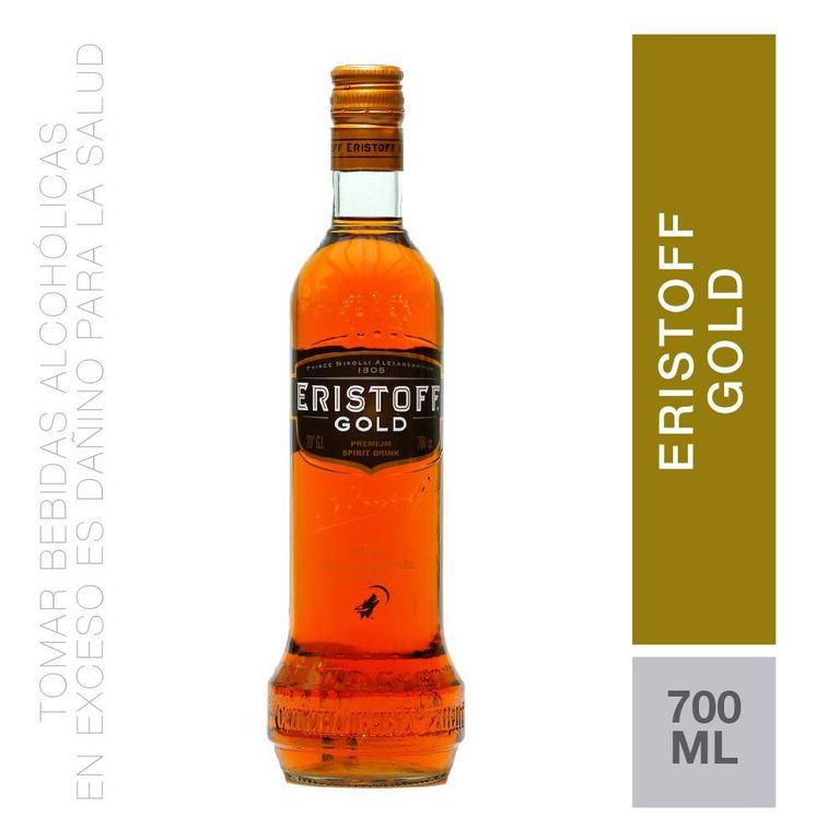 Vodka Eristoff Gold Botella 700 mL