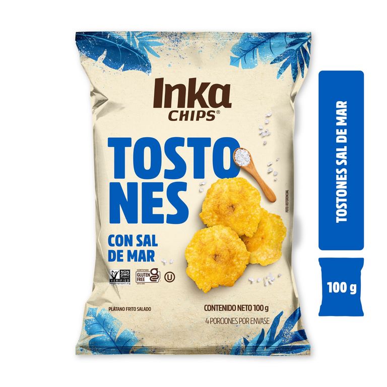 Tostones Inka Chips con Sal Bolsa 100 g