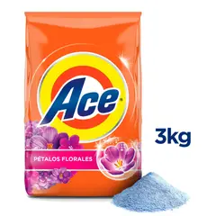 ACE - Detergente Polvo Floral Bolsa 3 Kg