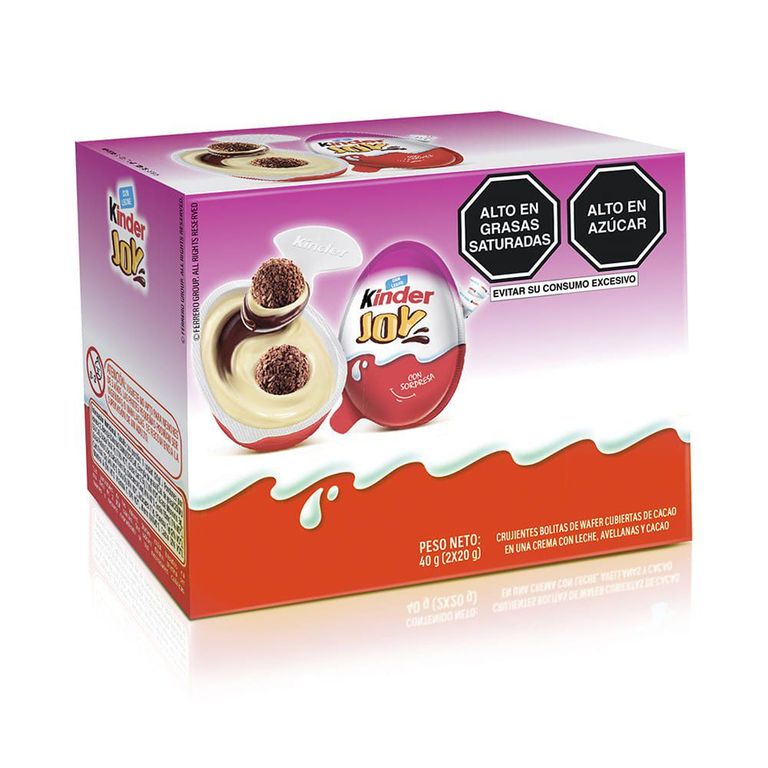 Huevito Chocolate Kinder Joy Rosa Caja 2 Und
