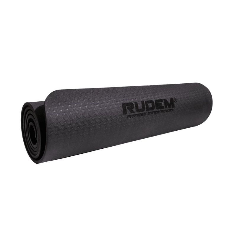 Matt de Yoga Rudem Negro 6 Mm