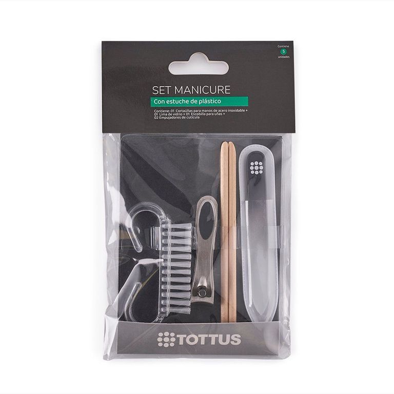 Set Manicure Tottus Bolsa 5 Und