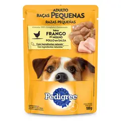 PEDIGREE - Alimento Húmedo Perros Adultos Pequeños Pedigree Pollo Doypack 100 g
