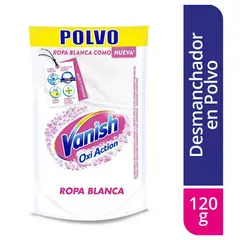 VANISH - Quitamanchas Polvo Oxi Action Ropa Blanca Doypack 120 g