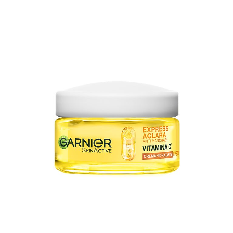 Crema Hidratante Garnier Skin Active Express Aclara FPS30 Envase 50 mL