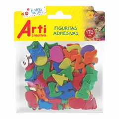 ARTI CREATIVO - Stickers Abc y Números Bolsa 170 Und