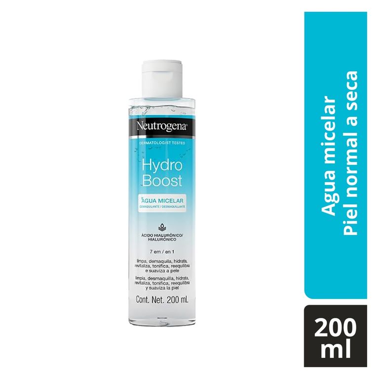 Agua Micelar Neutrogena Hydro Boost Envase 200 mL
