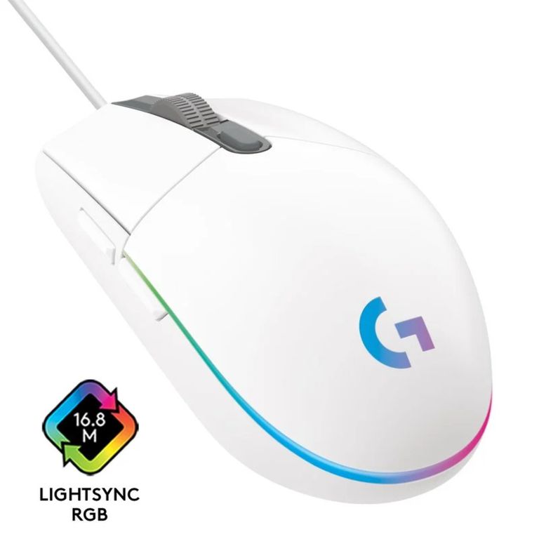 Mouse Logitech G203 Rgb White