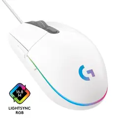 LOGITECH - Mouse Logitech G203 Rgb White