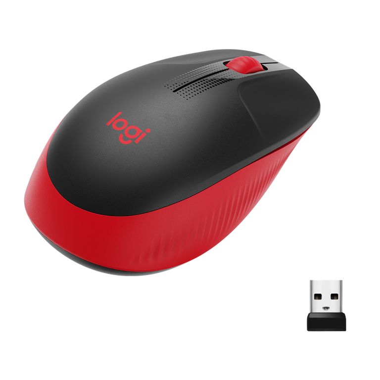 Mouse Inalámbrico Logitech M190 Red
