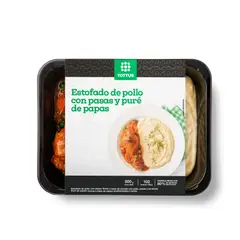 TOTTUS - Estofado De Pollo Con Pasas Y Pure De Papa
