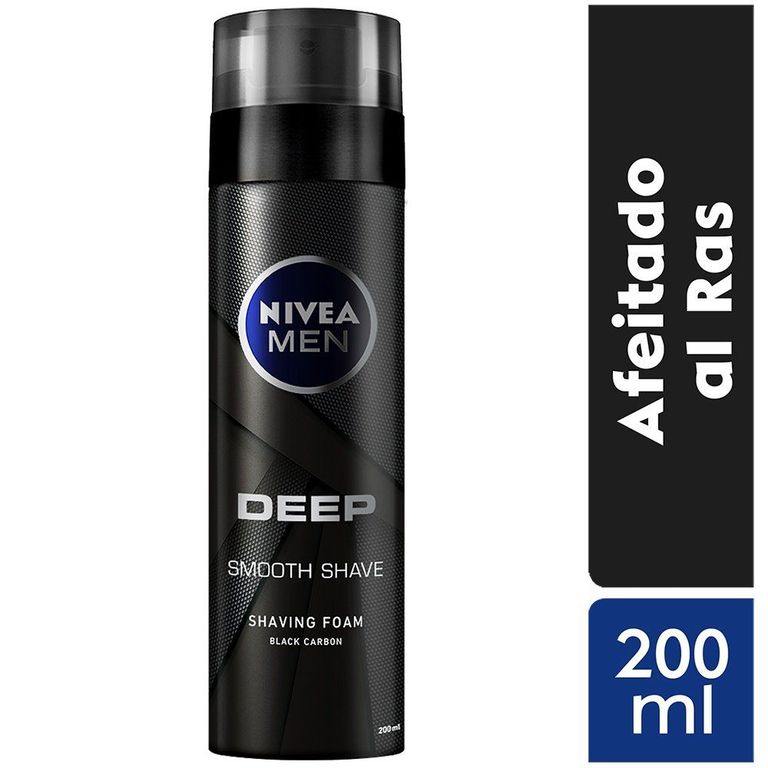 Espuma de Afeitar Nivea Men Deep Envase 200 mL