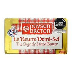PAYSAN BRETON - Mantequilla con Sal Paysan Breton Empaque 200 g