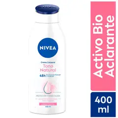 NIVEA - Crema Corporal Nivea Aclarado Natural Envase 400 mL