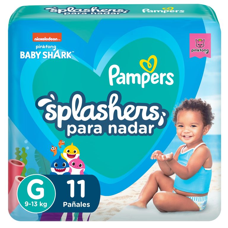 Pañales Pampers Splashers Talla G Bolsa 11 Und