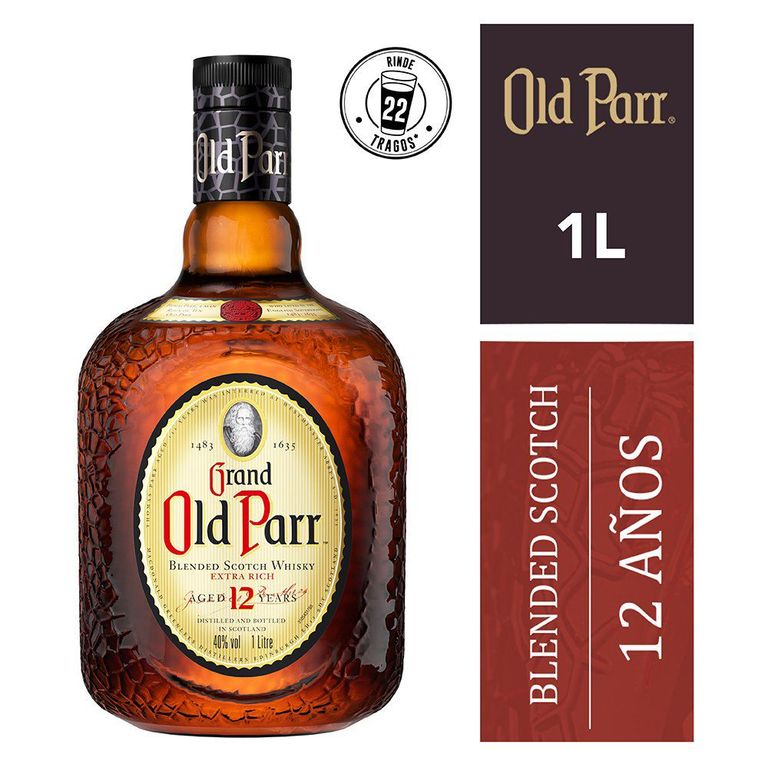 Whisky Old Parr Botella 1 L