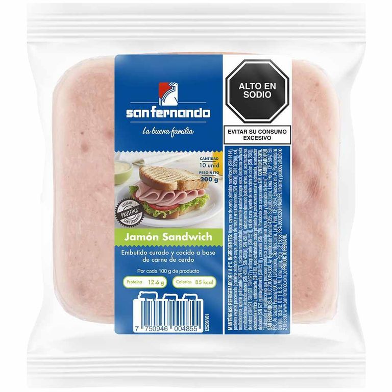 Jamón Sándwich San Fernando 490 g