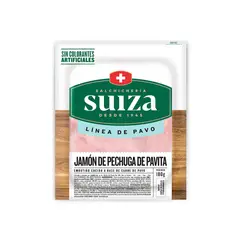 SUIZA - Jamón de Pechuga de Pavita Suiza Empaque 180 g