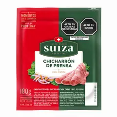SUIZA - Chicharrón de Prensa 180 g