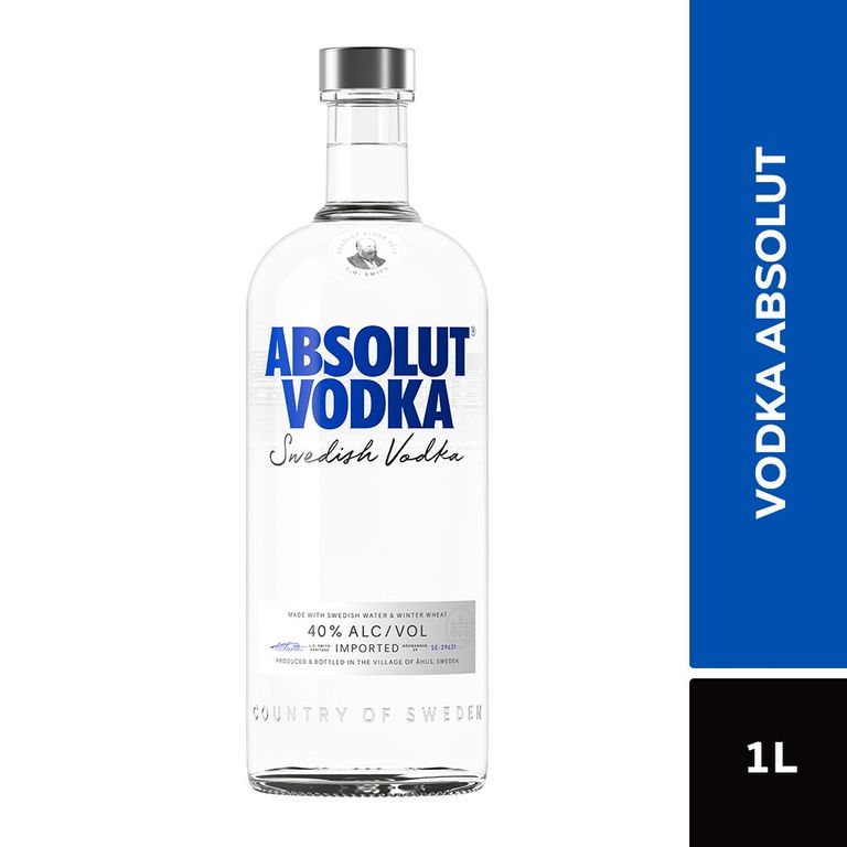 Vodka Absolut Blue Botella 1 L