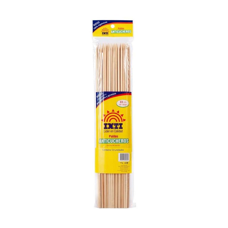Palitos Para Anticuchos Inti Empaque 50 Und