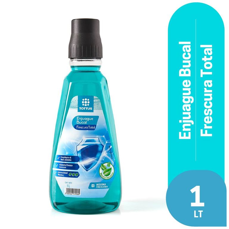 Enjuage Bucal Tottus Frescura Total Envase 1 L