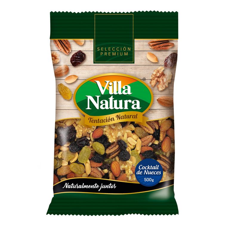 Snack Villa Natura Cocktail de Nueces Bolsa 500 g