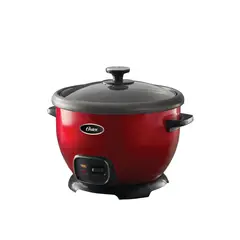 OSTER - Olla Multiusos Roja 22L con Vap 12 Tazas Oster