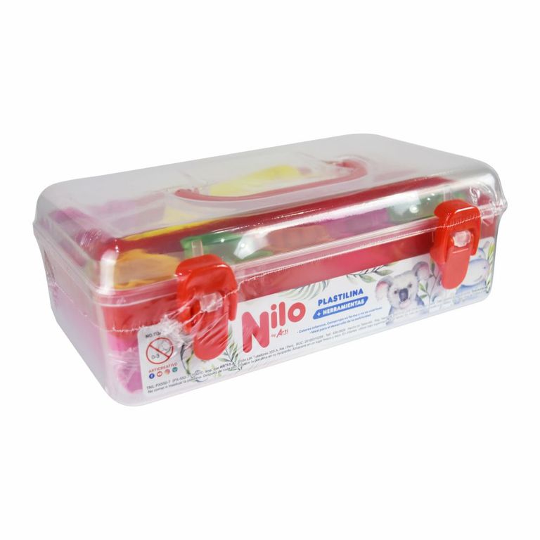 Plastilina Nilo Y Herramientas Caja 7 Und