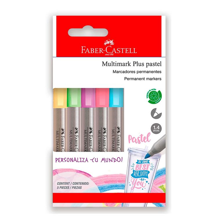 MULTIMARK PLUS COLORES PASTEL BL X5