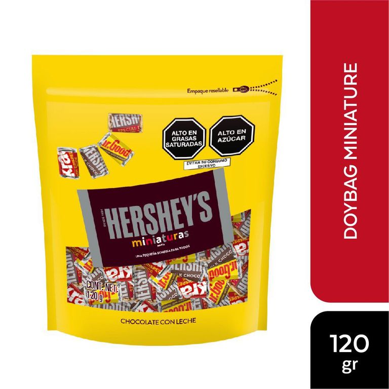 Chocolate con Leche Hersheys Miniaturas Empaque 120 g