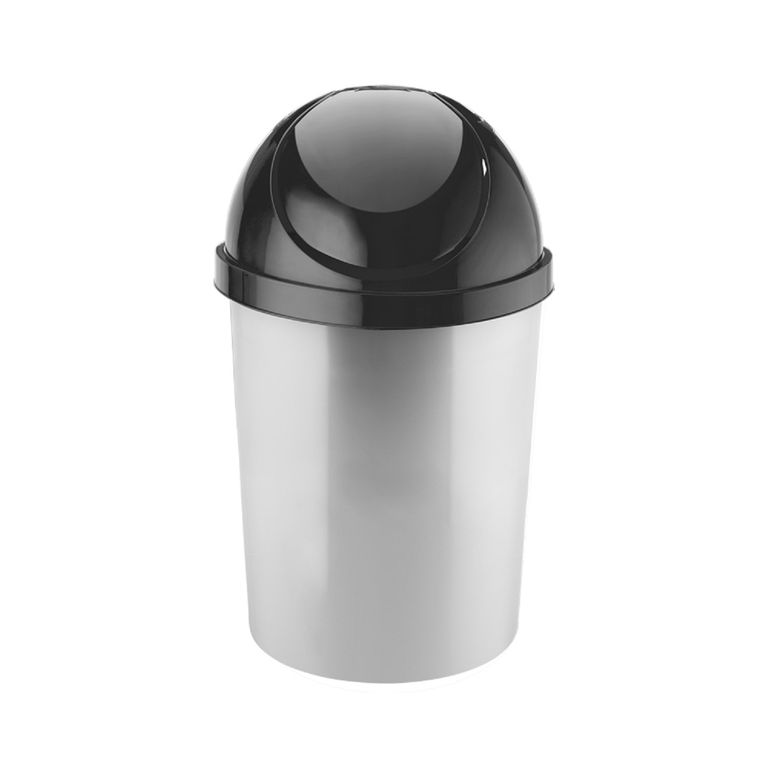 Papelera Reyplast Metalizada Magaly Nro. 18