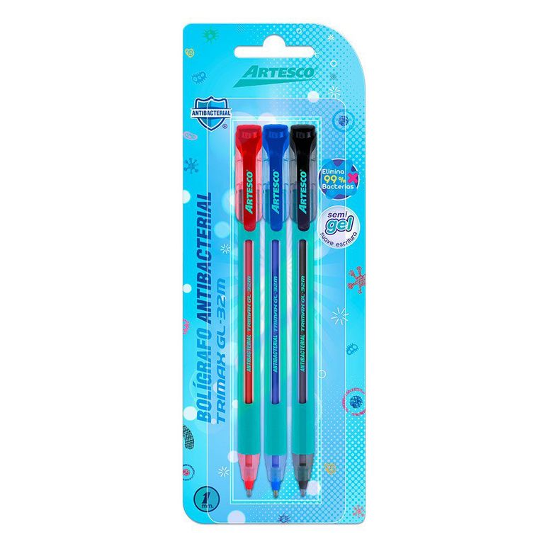 BOLIGRAFO TRIMAX GL32M ANTIBACT ANR