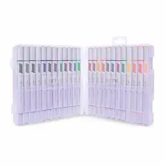 ARTESCO - Plumones Artesco Doble Punta Sketch Estuche 24 Und