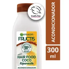 FRUCTIS - Acondicionador Hair Food Coco Reparación 300 ml Garnier