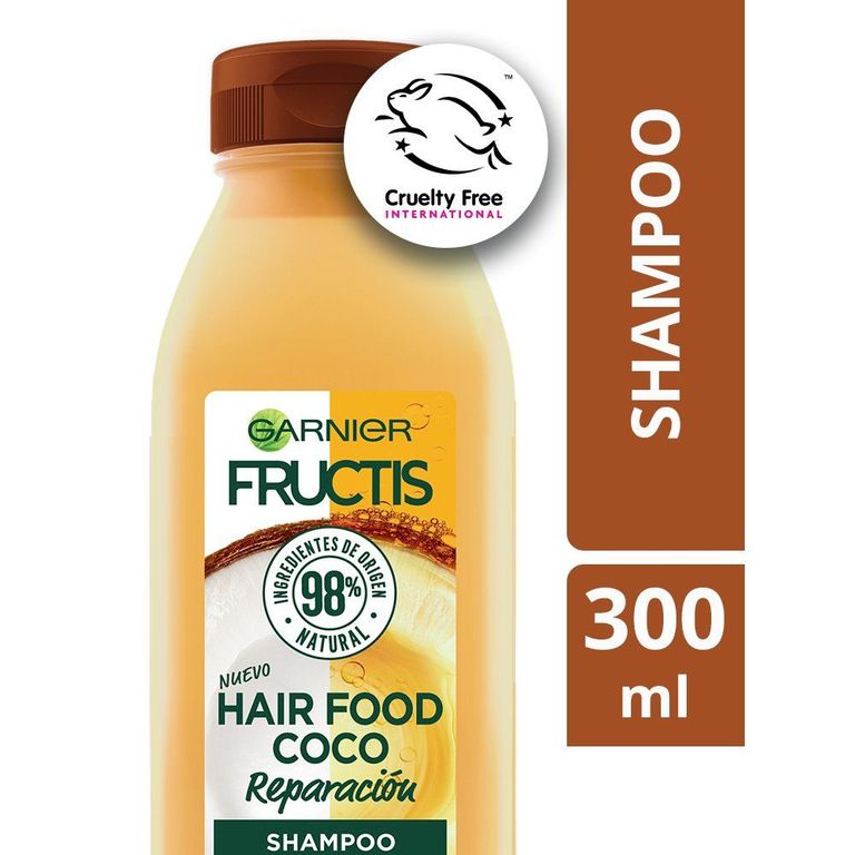 Shampoo Garnier Fructis Hair Food Coco Botella 300 mL