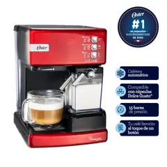 OSTER - Cafétera Prima Latte Roja