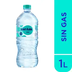 SAN LUIS - Agua San Luis Sin Gas Botella 1 L